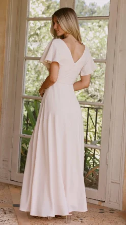 Charlize Maxi Dress - Ivory