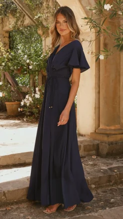 Charlize Maxi Dress - Navy
