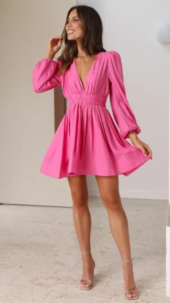 Charlotte Mini Dress - Pink
