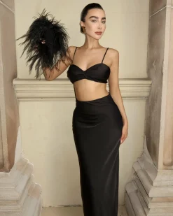 Chi Crop Top - Black