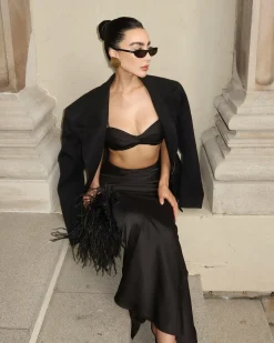 Chi Crop Top - Black