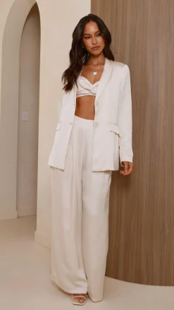 Chi Crop Top - Ivory