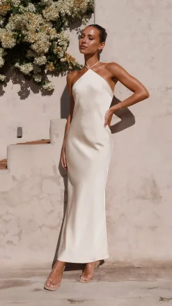 Chiara Maxi Dress - Champagne