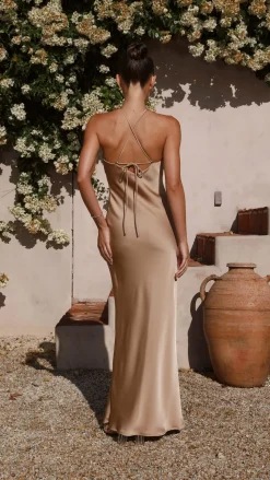 Chiara Maxi Dress - Latte