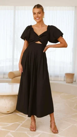 Christina Maxi Dress - Black