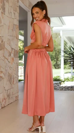 Cindie Midi Dress - Desert