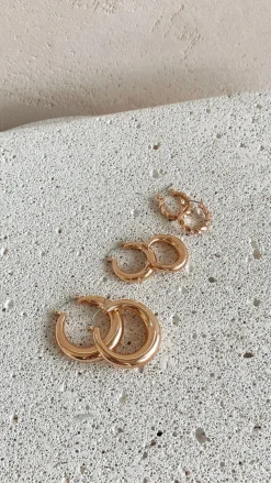 Classic Hoop Set - Gold