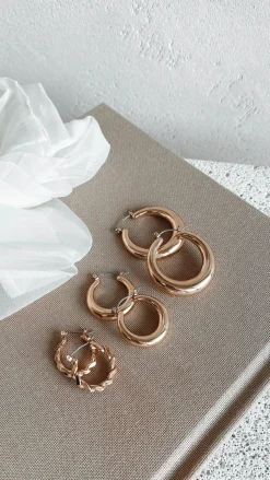 Classic Hoop Set - Gold