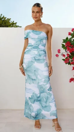 Coda Maxi Dress - Blue Floral