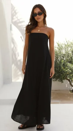 Connie Maxi Dress - Black
