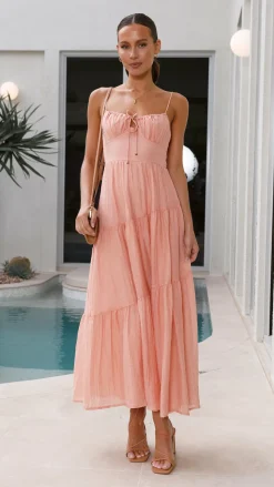 Cove Maxi Dress - Apricot