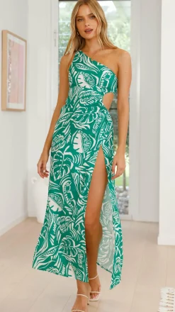 Cove Maxi Dress - Santino Green