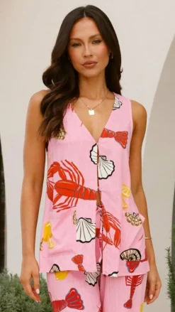 Dali Top - Shell Lover Print