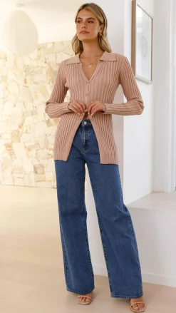 Darcy Knit Top - Mocha