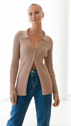 Darcy Knit Top - Mocha