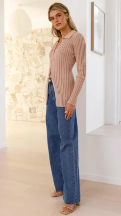 Darcy Knit Top - Mocha