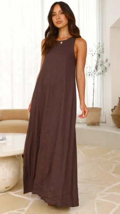 Darcy Maxi Dress - Chocolate