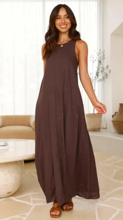 Darcy Maxi Dress - Chocolate