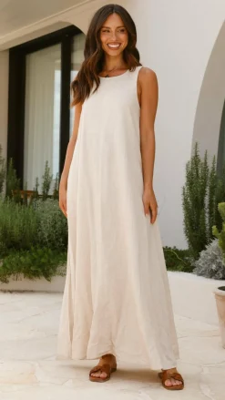 Darcy Maxi Dress - Oatmeal