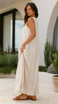 Darcy Maxi Dress - Oatmeal