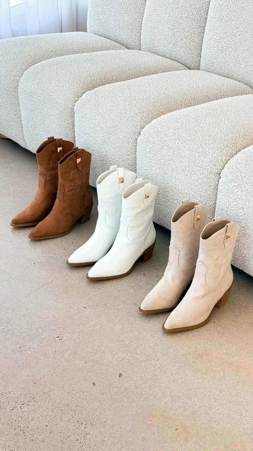Darla Boots - White