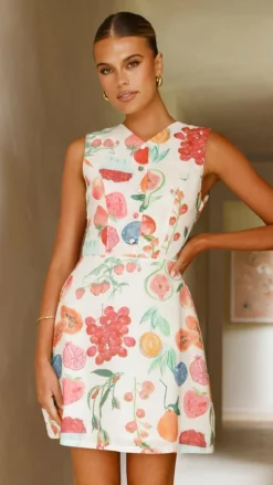 Davana Mini Dress - Fruit Punch Print