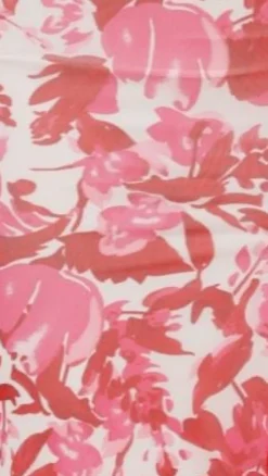 Debbie Midi Dress - Pink/Red Floral