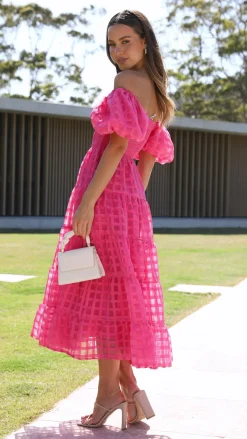 Deemi Maxi Dress - Hot Pink