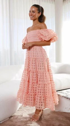 Deemi Maxi Dress - Peach