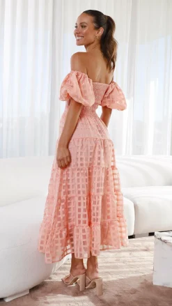 Deemi Maxi Dress - Peach