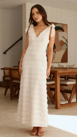 Dela Maxi Dress - Cream