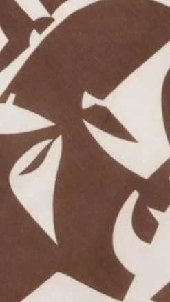 Delilah Mini Dress - Chocolate Print