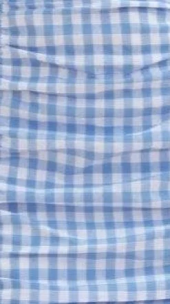 Denver Mini Dress - Blue Gingham