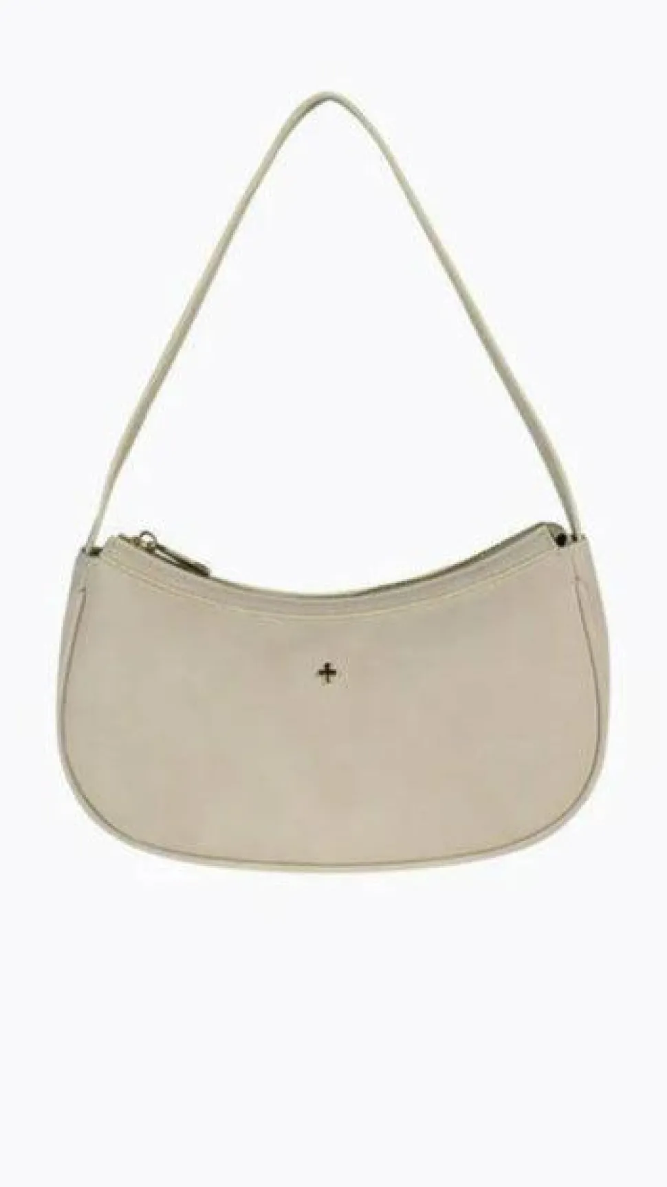 Dixiee Shoulder Bag - Beige Suede