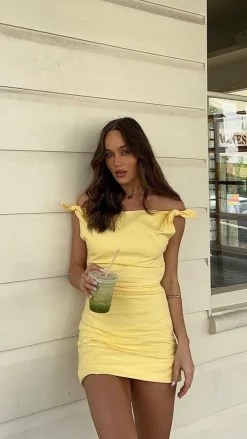 Ebbe Mini Dress - Lemon