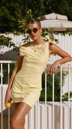 Ebbe Mini Dress - Lemon