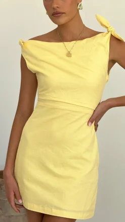 Ebbe Mini Dress - Lemon