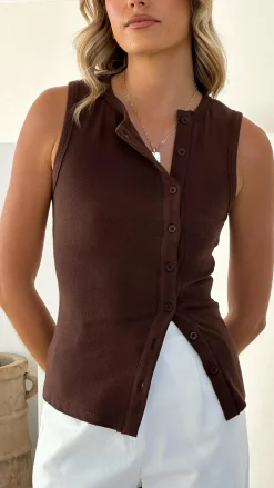 Edie Top - Chocolate