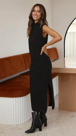 Eleanor Knit Dress - Black