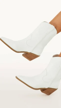 Ellenora Boots - Bone