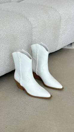 Ellenora Boots - Bone