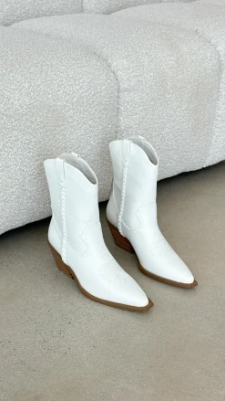 Ellenora Boots - Bone