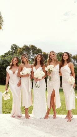 Elsa Midi Dress - Champagne