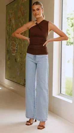 Emerson Top - Chocolate