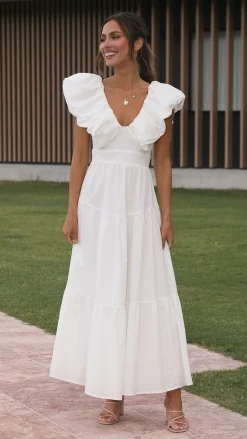 Emma Maxi Dress - White