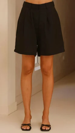 Emmaline Button Shirt - Black