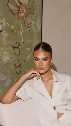 Emmaline Button Shirt - Natural