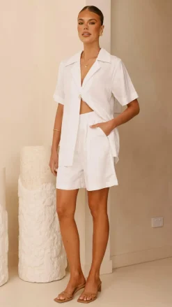 Emmaline Shorts - White