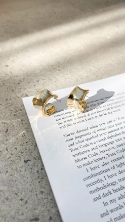 Erin Hoop Earrings - Gold