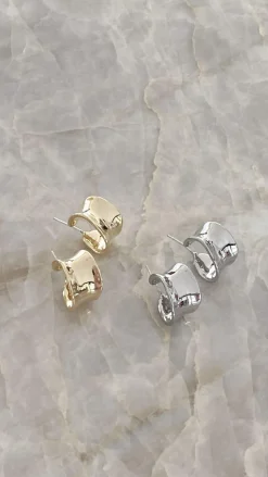 Erin Hoop Earrings - Gold